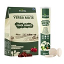 Organic Yerba Mate Power Gummies | Cranberry Flavour | 30 Gummies And Yerba Mate Effervescent Tablets, Green Apple Flavour 20 Tablets