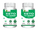 Keto Fat Burner Capsule - 60 Veggie Capsules (1000 mg) - Pack of 2 | Green Coffee Extract, Garcinia Cambogia, Green Tea Extract, Weight Management & Metabolism Support