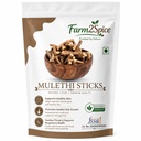 Mulethi Root Sticks 30g (Licorice Root) | Premium Natural Yashtimadhu for Cough, Digestion, Skin & Hair Care | Pure Ayurvedic Herb, Chemical Free, Ideal for Tea, Kadha & Herbal Use