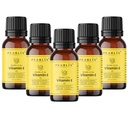 Vitamin-E Oil, Pure & Natural Plant Based Carrier Oil, For Skin, Hair & Body Care, Natural Antioxidant New Pack Each 10 ML (Pack of 5)