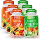Tout simplement l'engagement de la nature - emballé avec 42 différents fruits et légumes - 3 mois d'approvisionnement - fait avec des aliments entiers Superfoods - avec Aloe Vera – 100% sans soja - 540 capsules