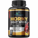 Mélange d'herbe de chèvre, 120 capsules, w. Maca, Arginine, Ginseng, Tribulus, Tongkat, Libido, Stamina, support énergétique, formule non-OGM, 120 capsules
