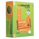 Chocolate Orange Protein Bar - No Refined Sugar (Pack of 6) | 15 g Complete Protein | Upnourish by Pluckk (Cocoa Orange)