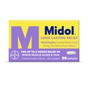 Midol Long Lasting Relief 20ct: Midol Long Lasting Relief, Réducteur de symptôme menstruel et réducteur de fièvre, Caplets avec acétaminophène pour soulager la douleur menstruelle - 20 Compte (Paquetage May Vary)