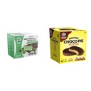 HYP- Lean Sugar-Free Protein Bar Mint Chocolate (6x40g) | 10g Protein per Bar | High Fiber | Low N | HYP Protein Choco Pie - Fruit N Nut (Pack of 6)