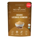 Organic Liquorice Powder - Mulethi Powder - India Organic and USDA Certified - Ideal For Making Kadha/Herbal Teas - 200 Gm - Pack Of 1