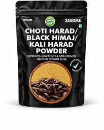 Choti Harad Powder 250 Gms | Kali Harad | Organic Black Himej | Myrobalan | Terminalia Chebula |