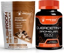 WELLNESS LABSRX Poudre de champignons 2000mg - Quercetin avec supplément de bromelain - 1500mg