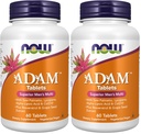 Suppléments, Multivitamine homme ADAMTM avec Palmetto Saw, Lycopène, acide alpha lipoïque et CoQ10, plus Resvératrol naturel et extrait de graines de raisin, 60 comprimés (paquet de 2)