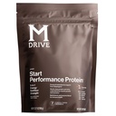 Mdrive Start, 9-en-1 Complete Nutrition and Protein Shake Powder, soutient l'énergie, la force, la digestion, la santé immunitaire, l'oxyde nitrique, la récupération et réduit le stress - Mousse de chocolat 31.7oz, 30 portions