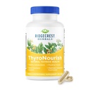 Ridgecrest Herbals ThyroNourish, Thyroïde, supplément à base de plantes et de vitamines avec Ashwagandha, L-Tyrosine, Iodine, Cuivre, Kelp. soutient l'énergie, la santé du métabolisme, le sommeil normal (60 capsules, 30 portions)