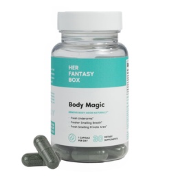 Sa boîte à fantasmes: Body Magic: Capsules de chlorophylle - 30 Capsules Vegan pour la désintoxication, la digestion, la santé de la peau, le soutien de la peau et la peau grasse - Natural Energy Booster