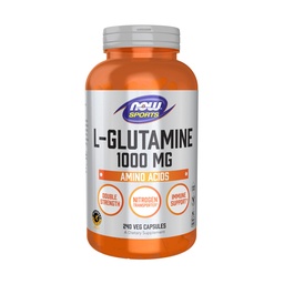 Nutrition sportive, L-glutamine, double concentration 1000 mg, acide aminé, 240 gélules