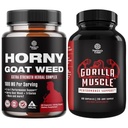 Ensemble de complexe d'extraction de mauvaises herbes Horny Goat pour les hommes et les femmes Énergie améliorée et stimulant de testostérone extra-fort pour les hommes pour l'élargissement des muscles Stamine et force