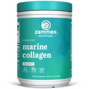 Zammex Marine Collagen Peptides Poudre de Collagène Sans saveur, Wild-Caught Fish Collagène Poudre, soutient la peau saine, les cheveux, les articulations, les types 1 et 3 Collagène Supplément pour les femmes - Facile à mélanger. (32 portions)