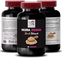 Complexe de soutien énergétique - Muira PUAMA BARK Extract - Lift d'endurance naturelle, source d'énergie botanique, nature, énergie naturelle, boosteur attentif, routine énergétique 1 bouteille 60 capsules