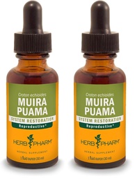 Herb Pharm Muira Puama Extract for Reproductive System Support - 1 Ounce (Pack de 2)
