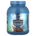 Vega All in One Nutrition Organique - 20g de protéines végétales de pois, chocolat, 42 portions, vitamines A et C, probiotiques, verts, végétalien, kéto, sans gluten, 61,8 oz (paquetage mai Vary)