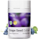 Capsules d'extrait de graines de raisin de Vikki 38100mg, 60 Compte, force maximale avec l'essence de bleuets d'origine OPC