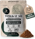 Poudres de jungle Tongkat Ali pour les hommes Poudre 200:1 Extrait 282 Serviettes 5 Ounce Sac Eurycoma Longifolia Poudre Supplément Tonkat-Ali Pure Longjack Root Traditionnels Hommes Soins de santé pour la passion de la conduite