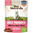 Probiotique quotidien Pet Naturals pour chats, 30 Chews - Supplément de soutien digestif et immunitaire pour chats