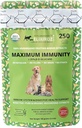 Immunité maximale > 25 % β-glucane 100 % Champignons Extraits de corps fruitiers, recette vétérinaire pour chiens et chats Immune, digestif, vitamines, probiotiques, avec queue de dinde, extraits de Reishi. 250 services