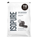 Isopure Zero Carb 100% Pure Whey Isolate Protéines Poudre, Sans lactose, Sans gluten, avec des vitamines, des cookies et de la crème, 25g de protéines par portion, 7,5 Lb, 110 portions (paquetage mai Vary)