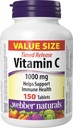Webber Naturals Vitamine C Sortie en temps voulu 1000mg, 150 onglets