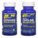 STACKS NATURELS Dopamine et acétylcholine Bundle alimentaire pour le cerveau - Soutient la force mentale et la fonction cognitive* - 120 Capsules totales