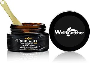 Résine pure Himalayan Shilajit pour hommes Femmes: Supplément naturel chilajit biologique 600MG Riche en 85+ Trace Minerals 75%+ Acid Fulvic for Energy Immunity Focus Support 50 portions