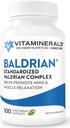 Vitaminerales 33 Baldrian® Original Natural Relaxing Support Valérien standardisé (100)