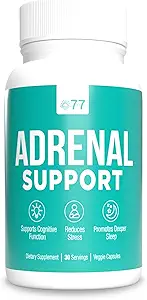 Supplément de soutien adrénal - Gérer le cortisol, la fatigue de combat, stimuler l'énergie, améliorer le sommeil avec les adaptogènes et minéraux - Santé holistique et équilibre