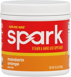 AdvoCare Spark - Mélange de boissons énergisantes - Supplément de vitamine et d'acide amino - Soutiens Énergie et Focus - Portable Immune Support - Sans sucre - Mandarine Orange (10,5 oz)