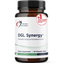 Designs for Health Deglycyrrhizined Licorice Root Chewables - DGL Synergy 500mg Supplément de réglisse pour soutenir la digestion - Dégustation agréable, non-OGM + sans sucre (90 comprimés à croquer)