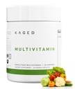 Gélules de multivitamines kaged : Non aromatisées : aliments entiers Fruits et légumes biologiques : plantes à base de multivitamines véganes : vitamine C, D, E, B12 : suppléments pour hommes et femmes : 30 portions