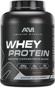 Amazing Muscle Whey Protein Isolate & Concentrate Blend.