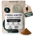 Poudres de Jungle Fadogia Agresti Extrait pour les hommes 50:1 Concentration 313 portions - 5 onces de supplément de la Fadogia nigériane pure hommes traditionnels soutien de la santé pour la conduite et la passion contient Maltodextrine