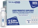 Biota Boissons probiotiques pour la santé digestive et le soutien immunitaire,Fast Support par intérim Constipation d'estomac, Probiotique quotidien digestif pour adultes, enfants, gluten, sans sucre et non-OGM, 60 portions