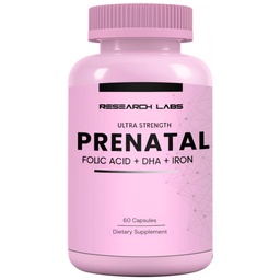 Laboratoires de recherche Vitamines prénatales pour les femmes : 6X Plus Biodisponibles Acide folique méthylé MTHF 5