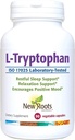 NEW ROOTS HERBAL L-Tryptophane Supplément pour le sommeil (90 Capsules) 220mg, Supplément à base de plantes pour le sommeil sain, l'humeur et le stress Support de réponse – sans gluten, sans OGM
