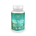 Capsules de soutien aux champignons organiques, 9 mélanges de champignons pour la santé et le bien-être des mammifères avec Reishi, Lion's Mane, Cordyceps & More - 100% Pure, Non-OGM, Vegan