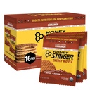 Miel Stinger Bio sans gluten Gaufre de cannelle, énergie Stroopwafel pour l'exercice, l'endurance et la performance, nutrition sportive pour la maison et le gym, avant et après l'entraînement, boîte de 16 gaufres, 16.96 Ounces