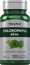 Pipeping Rock Chlorophyll Capsules 60 mg 120 pilules Supplément pour les femmes et les hommes de Mulberry Leaf