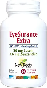 Nouveau supplément aux racines avec Bilberry, Lutein, Zeaxanthin et Multi-Vitamines, conçu avec des médecins naturopathiques (30 capsules)