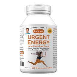 ANDREW MOINSMAN Énergie urgente 30 Capsules - Fournit un moyen sûr et sain d'améliorer les niveaux d'énergie et les sentiments de bien-être, thé vert, Guarana, Ginseng, Jelly Royal, Ashwagandha, B-Complex