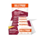 Barres protéinées de collagène Fudge Brownie à l'épreuve de la balle, paquet de 12, Snack Kéto-friendly avec huile MCT, Collagène à l'herbe, Pas de sucre ajouté