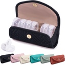 BAGSFY Weekly Pill Organizer 2 fois par jour dans une coque en tissu mignon, Sac de médecine, AM PM Pill Box 7 Day, Portable Medicament Travel Case pour les pilules, vitamines, huiles de poisson, suppléments.