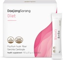 Daejang Sarang (Garcinia Cambogia, 30 bâtonnets) - Supplément de fibre de mousse de Psyllium, soin de la santé et de la constipation. Ingrédients végétaux, extra-résistance 5 500mg et HCA 780mg.