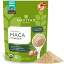 Navitas Organics Maca Powder – 100% gélatinisé Maca péruvienne pour les smoothies, les lattes, la cuisson et plus encore – Énergie et équilibre - USDA Organic, non OGM, végétalien, sans gluten (16oz. Sac, 180 portions, 2 paquets)