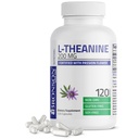 Bronson L-Theanine 200mg (Double-Strength) avec Fleur de Passion Herbe, Supplément de gestion du stress sans gluten sans OGM, 120 Capsules